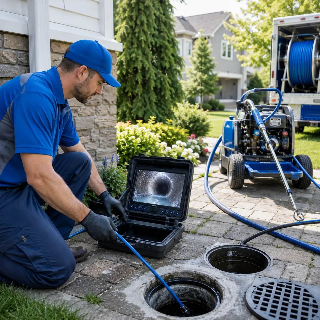 Outdoor drain cleaning professionals serving Kinmundy, IL