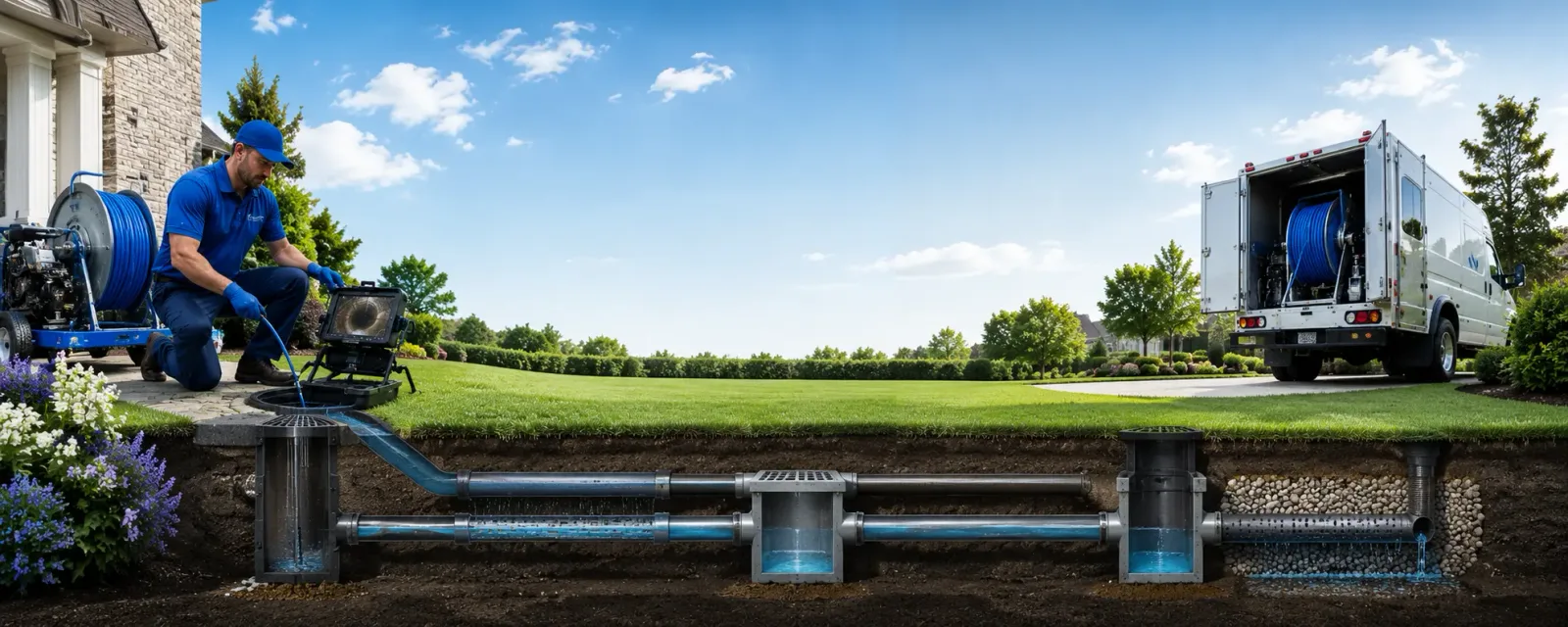 Outdoor drain cleaning information for Kinmundy, IL